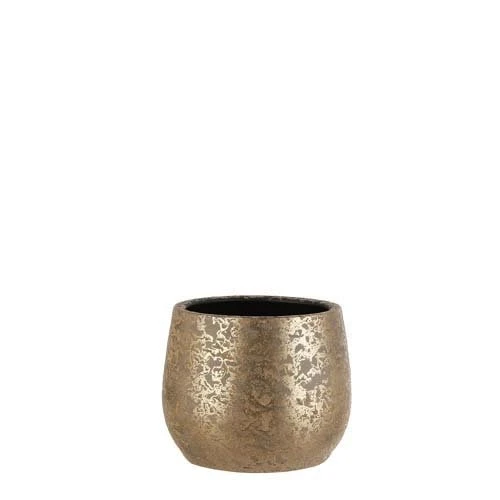 Clemente Pot Rond Goud - H20xd25,5cm 3 Clemente Pot Rond Goud - H20xd25,5cm
