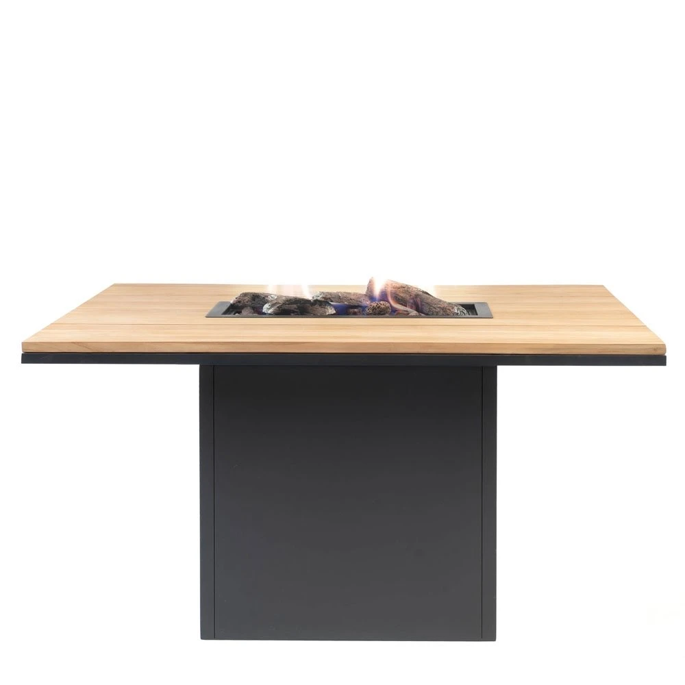 Cosi Fires Cosiloft 120 Relax Dining Black Frame /Teak Top 4 Cosi Fires Cosiloft 120 Relax Dining Black Frame /Teak Top - Afbeelding 2