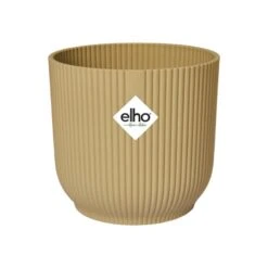Elho Bloempot Vibes Fold Rond 30cm Geel