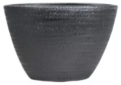 Floran Ovaal Lena 31x17x21cm Zwart Mat