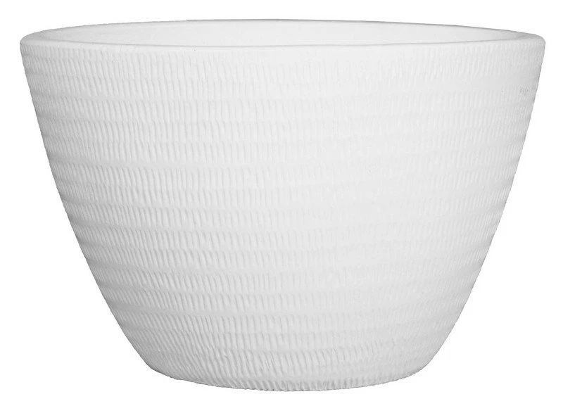 Floran Ovaal Lena 41x19x28cm Wit Mat 3 Floran Ovaal Lena 41x19x28cm Wit Mat