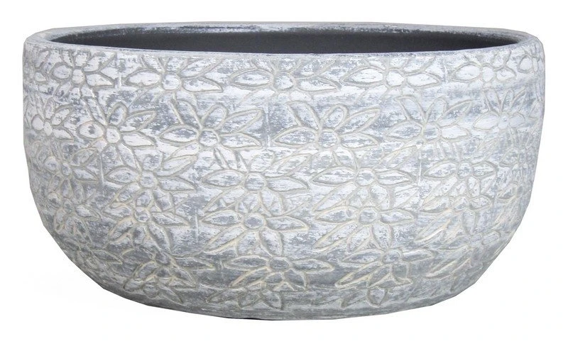 Floran Schaal Liset D23 H11cm Grijs 3 Floran Schaal Liset D23 H11cm Grijs