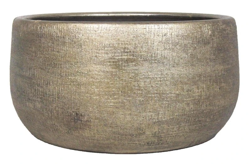 Floran Schaal Mira D34 H15cm Industrieel Goud 3 Floran Schaal Mira D34 H15cm Industrieel Goud