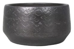 Floran Schaal Noor D27/29 H14cm Industrieel Zwart