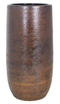 Floran Vaas Mira D26 H50cm Donkerbruin