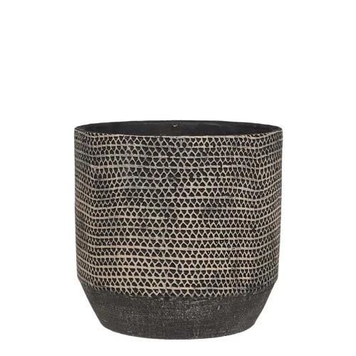 Jack Pot Rond Zwart - H18,5xd19,5cm 3 Jack Pot Rond Zwart - H18,5xd19,5cm