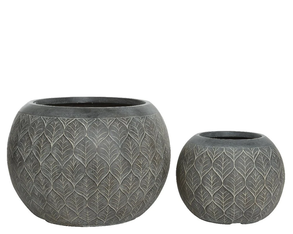 Pot Ella Lichtgrijs - Ø 55 X H 38 Cm 5 Pot Ella Lichtgrijs - Ø 55 X H 38 Cm - Afbeelding 3