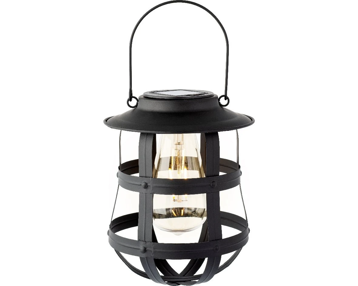 Lumineo Solar Lantaarn Zwart - Ø 19 Cm 3 Lumineo Solar Lantaarn Zwart - Ø 19 Cm