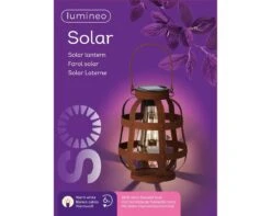 Lumineo Solar Lantaarn Rustiek Bruin - Ø 14 Cm -Coppelmans Verkoop product 1181x944 62581205adea4 l