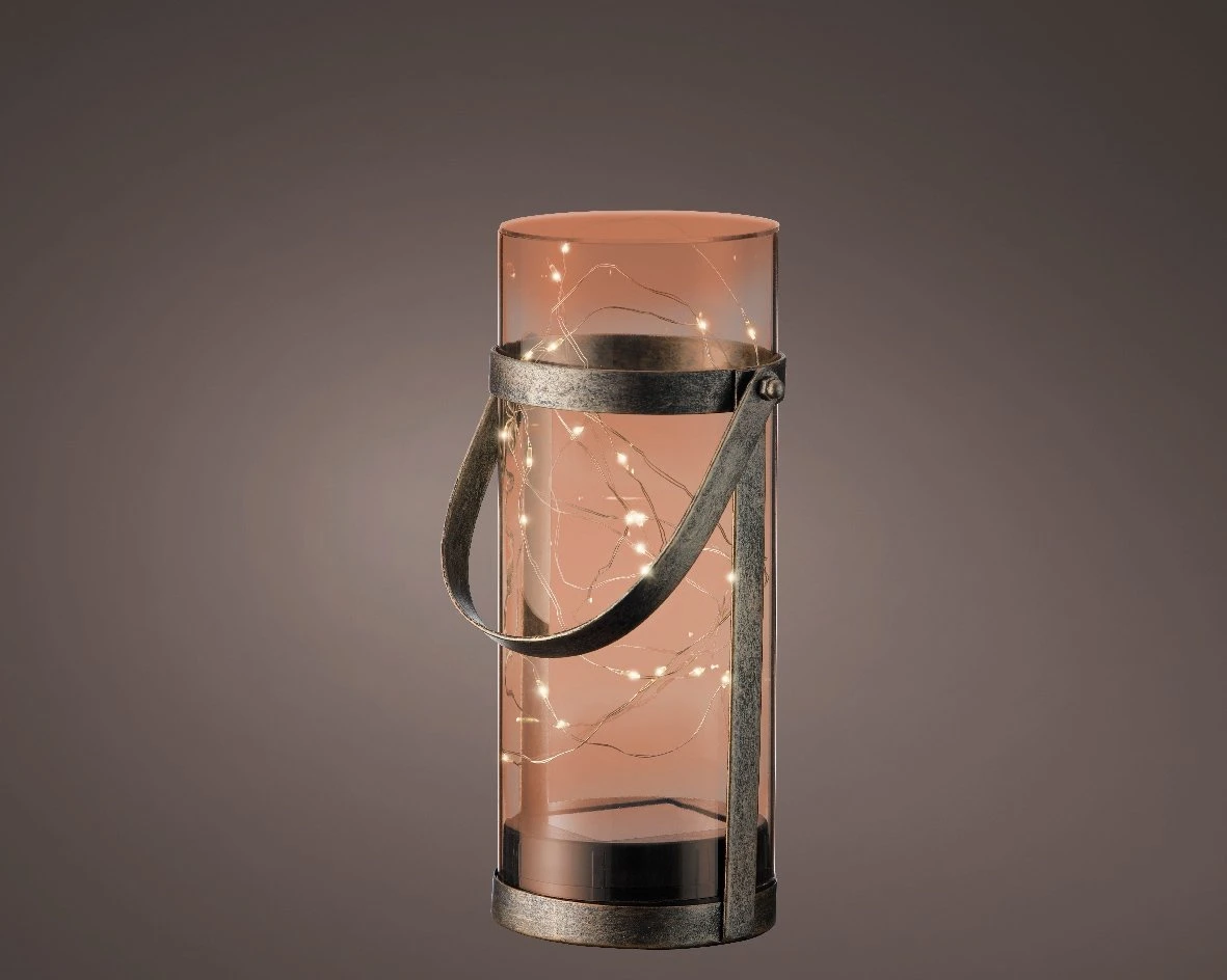 Lumineo Solar Lantaarn Acryl 30 Lamps - Ø 10 Cm 4 Lumineo Solar Lantaarn Acryl 30 Lamps - Ø 10 Cm - Afbeelding 2