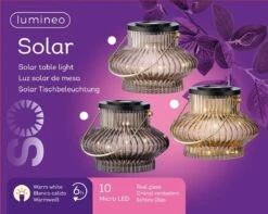 Lumineo Solar Tafellamp 3 Kl. Ass - Ø 16 Cm -Coppelmans Verkoop product 1181x944 6258120f07df4 l