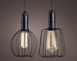 Lumineo Solar Hanglamp Zwart - Ø 22 Cm