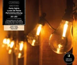 Lumineo LED Partylight Warm Wit 20 Lamps - 950 Cm 9 Lumineo LED Partylight Warm Wit 20 Lamps - 950 Cm -Coppelmans Verkoop product 1181x993 6258121625f59 l