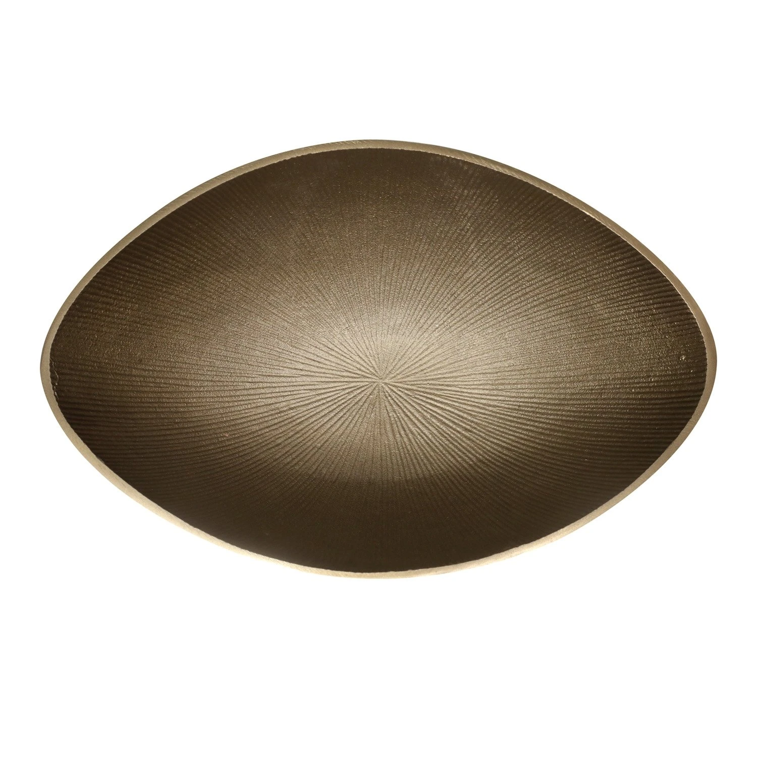 Schaal Brass Antique - 40 X 26 X 15,5 Cm 4 Schaal Brass Antique - 40 X 26 X 15,5 Cm - Afbeelding 2