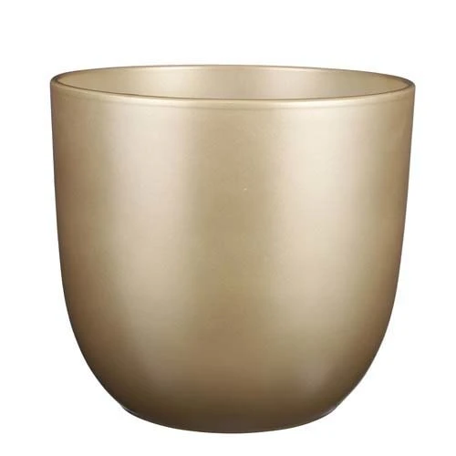 Tusca Pot Rond Goud - H28,5xd31cm 3 Tusca Pot Rond Goud - H28,5xd31cm