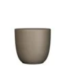 Tusca Pot Rond Taupe Mat - H25xd28cm -Coppelmans Verkoop tusca pot rond taupe mat h25xd28cm 500x500 61dee06213729 l