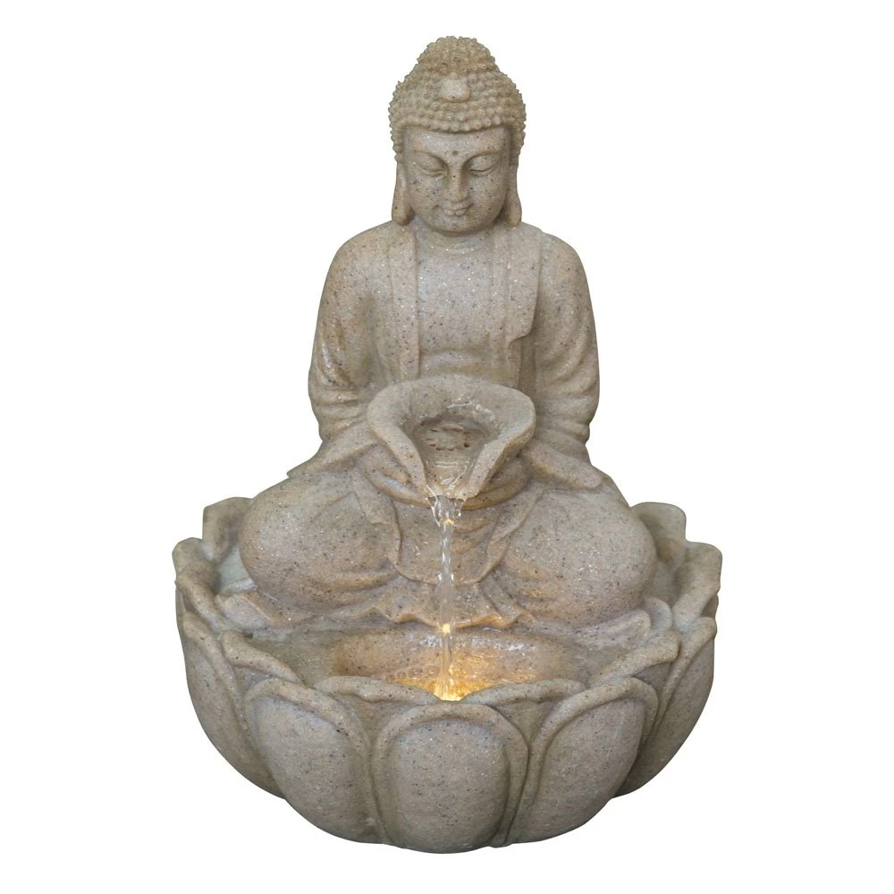 Waterornament Boedha - 25 X 18 X 34 Cm 4 Waterornament Boedha - 25 X 18 X 34 Cm - Afbeelding 2
